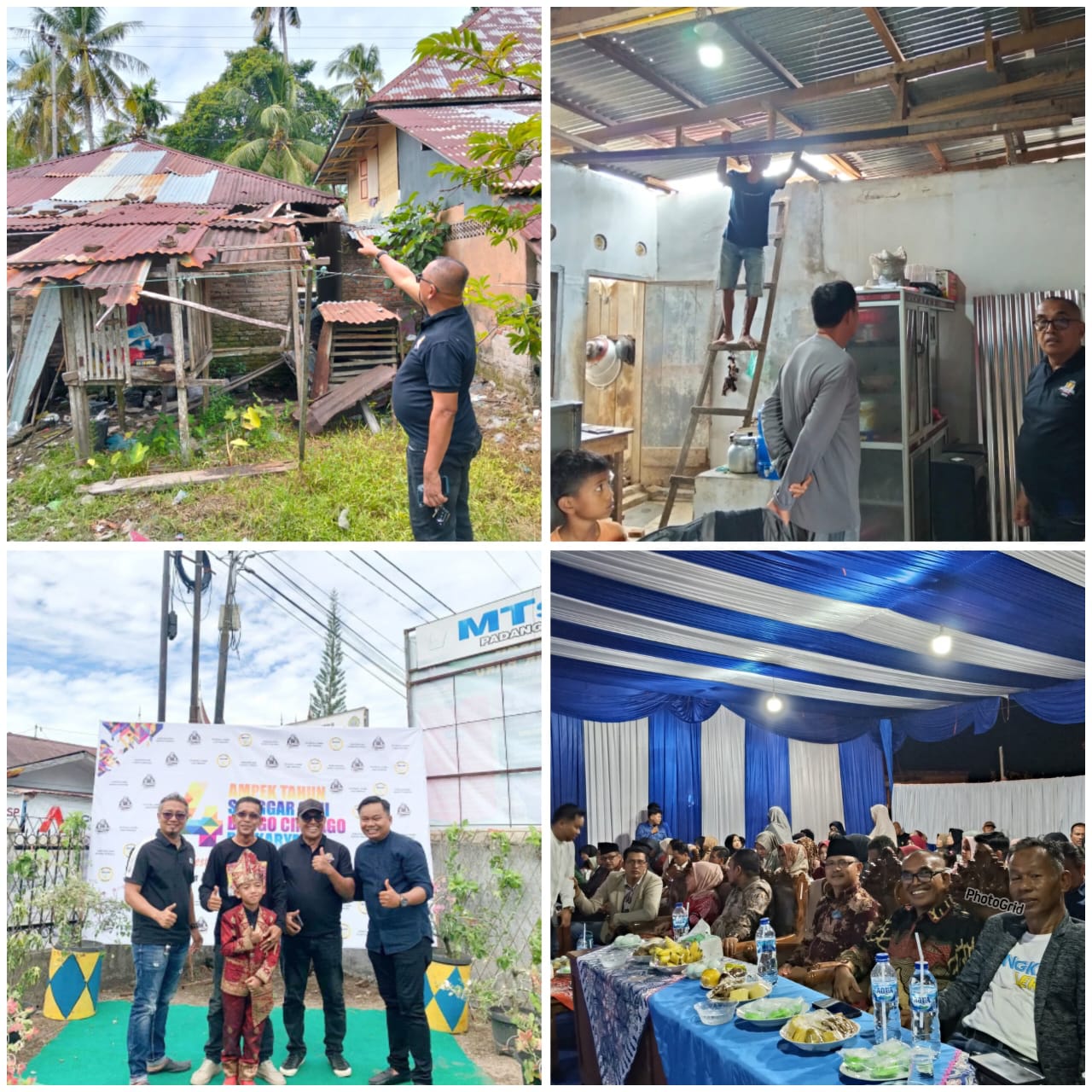 29 Juni 2025 yaitu pertama melihat rumah warga an. Ali Usman dan  Ratna Wilis yg seng atap rumah roboh  lokasi korong toboh tangah nagari campago selatan karena serangan angin puting beliau kemarin sore hari Sabtu tgl 28 Juni 2025 jam 16.30 wib, kedua har